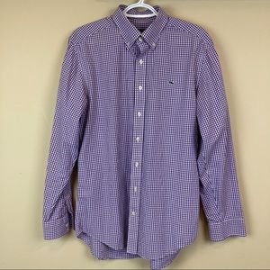 Vineyard Vines Slim Fit Whale Button Down Shirt Men’s M.